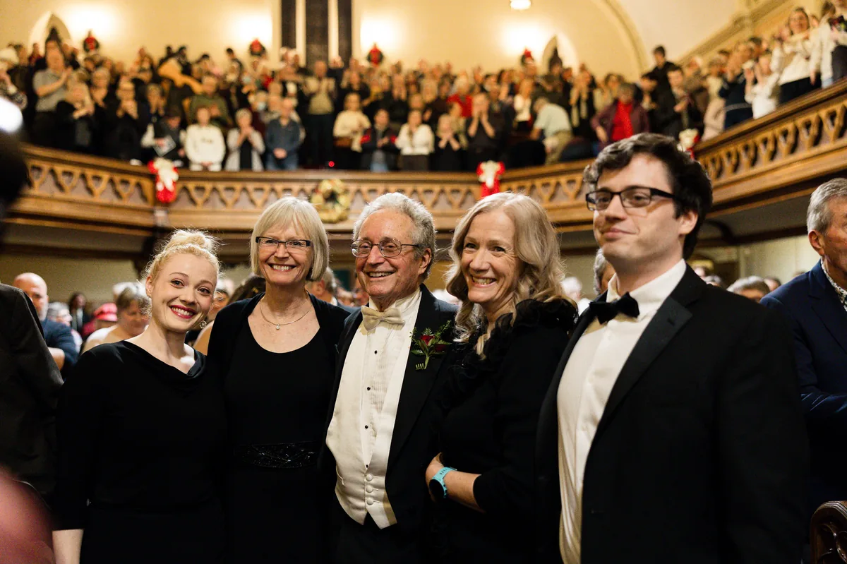 Syd Birrell with family